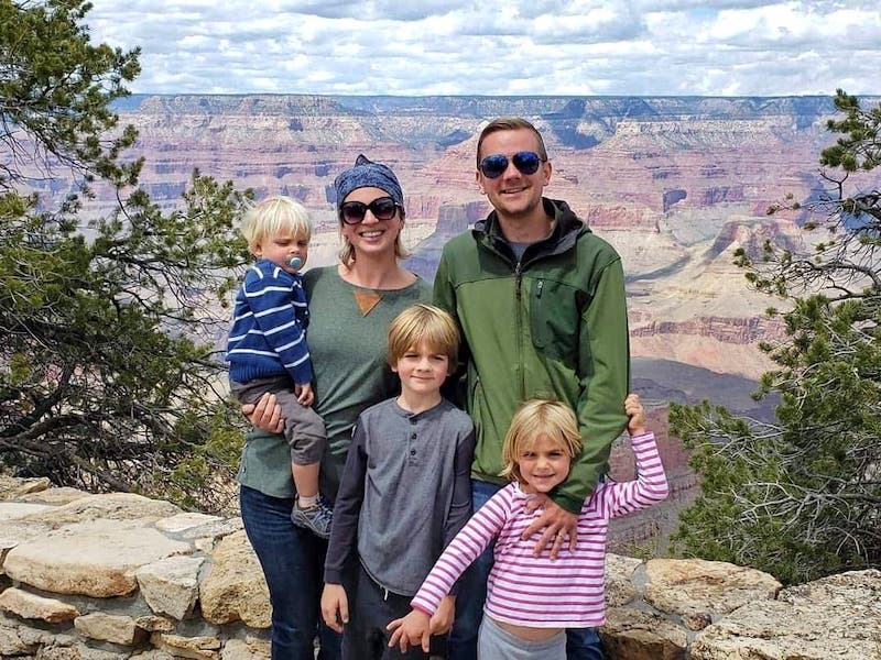 full-time RV family